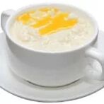 Tachorro de arroz no menú para varices